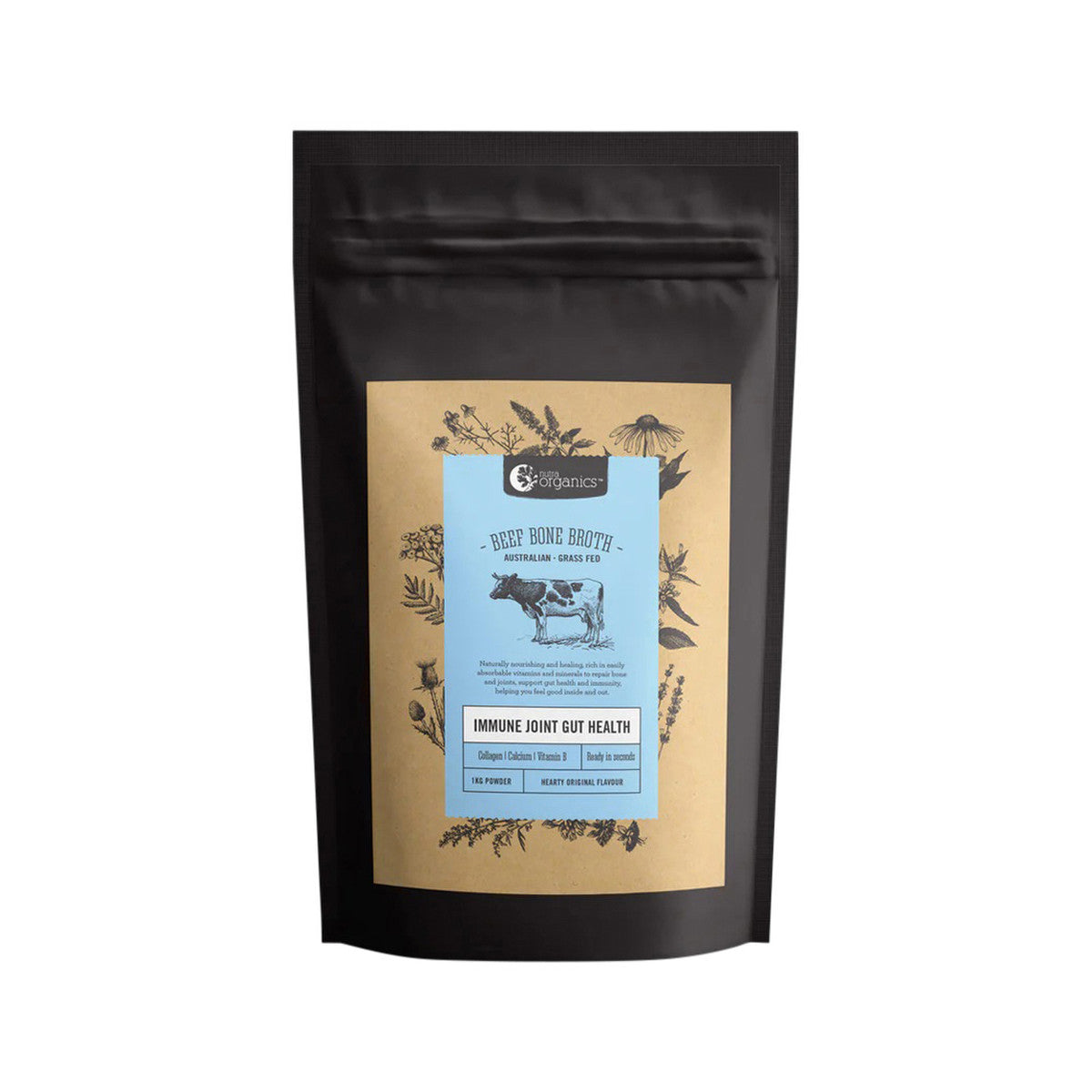 NUTRA ORGANICS Bone Broth Beef Hearty Original 1kg