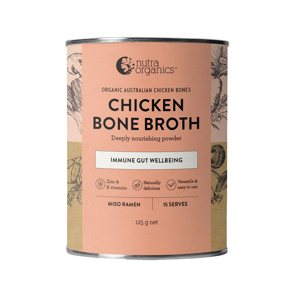 Nutra Organics Bone Broth Chicken Miso Ramen 125g