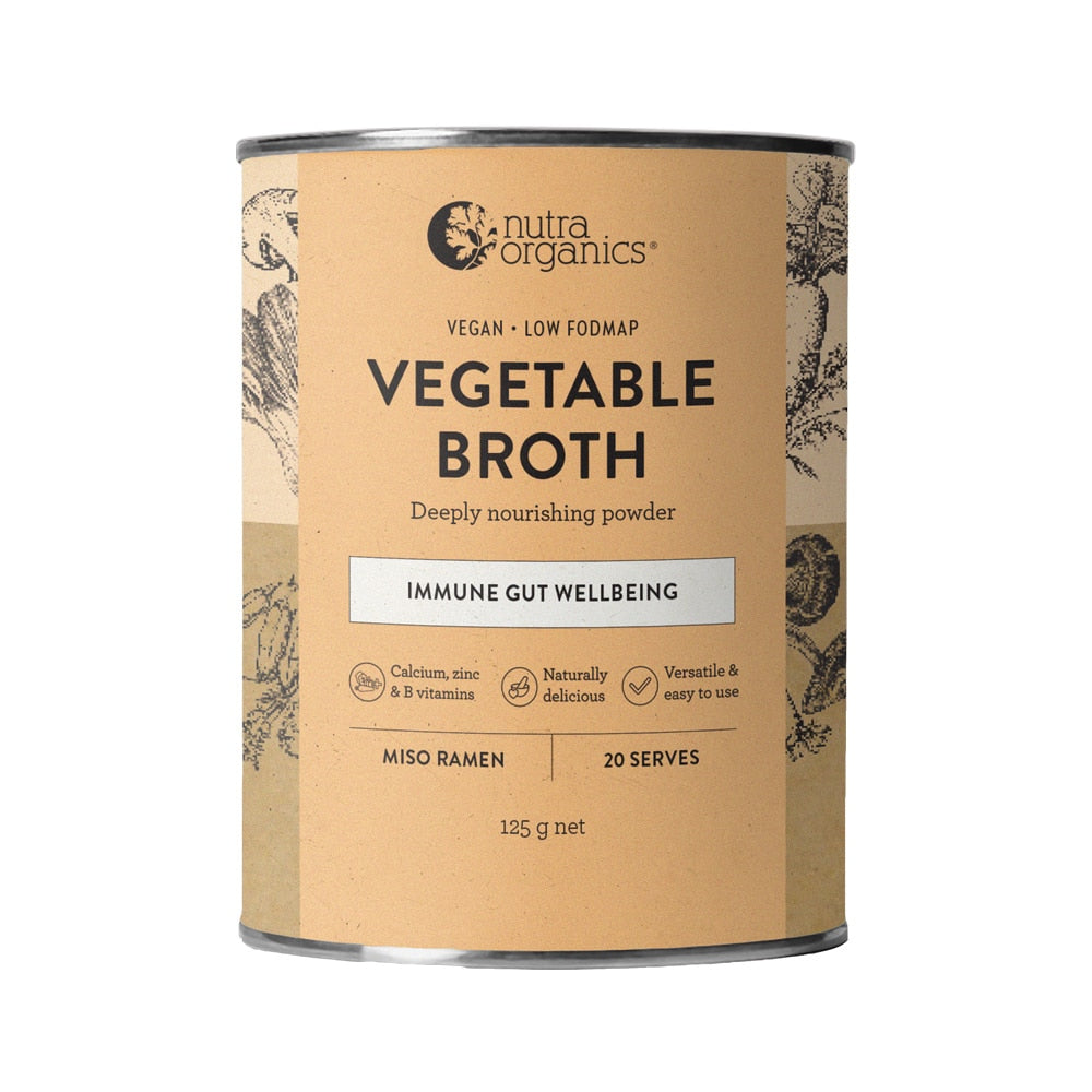 Nutra Organics Broth Vegetable Miso Ramen 125g