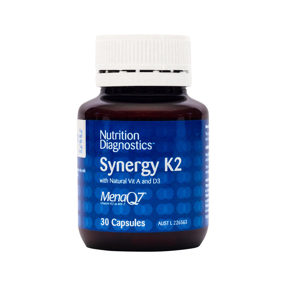 Nutrition Diagnostics Synergy K2 with Natural Vit A and D3 30c