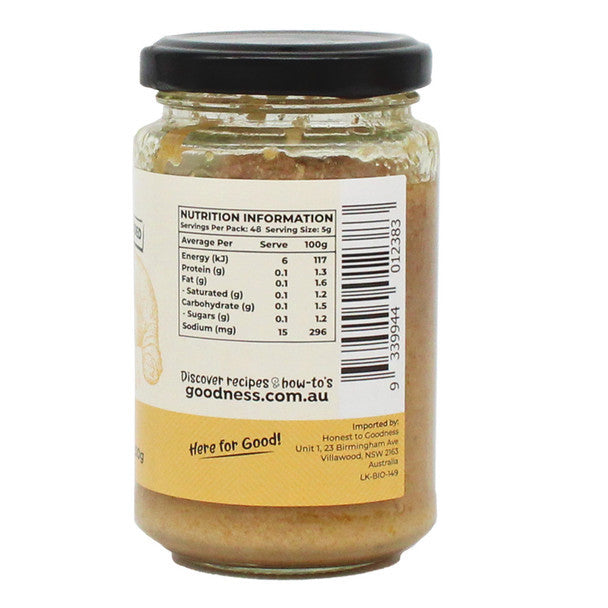 Organic Ginger Paste 240g
