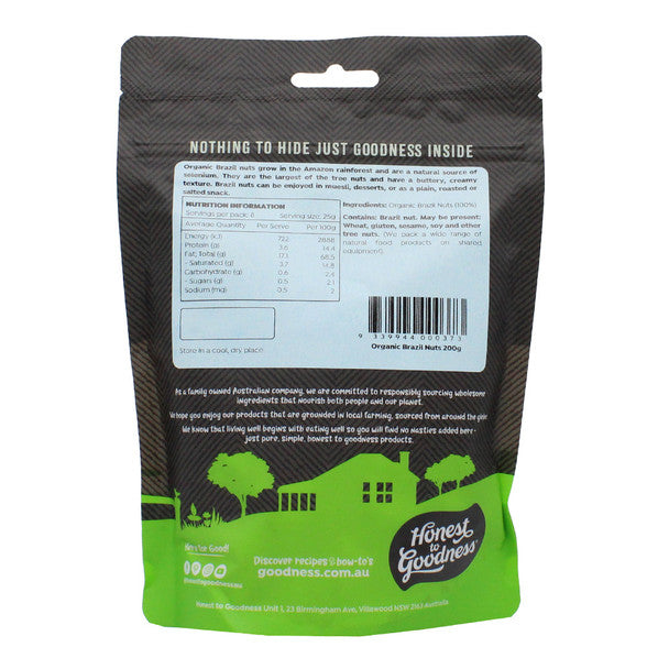 Organic Brazil Nuts 200g