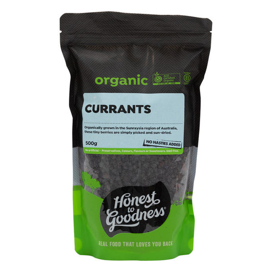 Honest to Goodness Organic Currants 500g