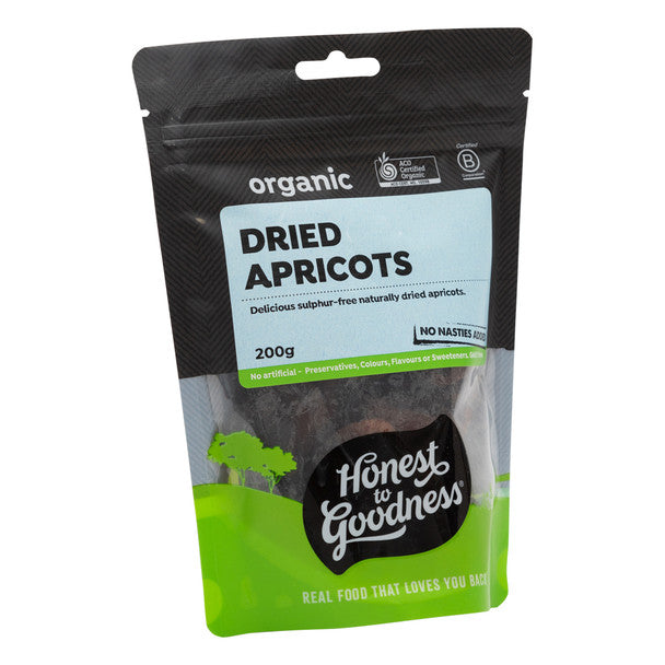 Organic Dried Apricots 200g