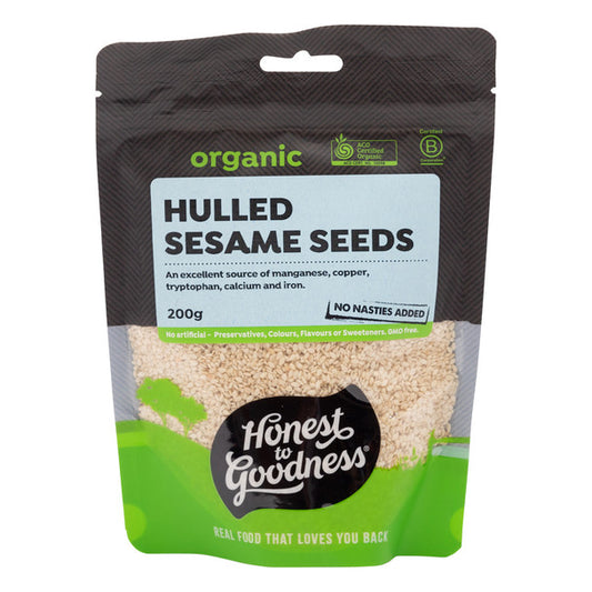Honest to Goodness Organic Hulled Sesame Seeds 200g