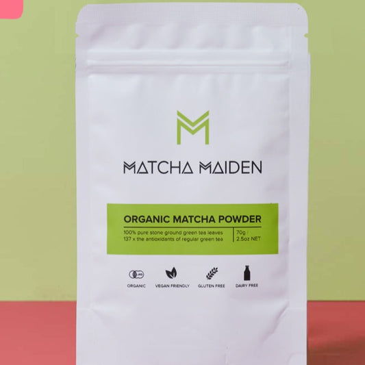 MATCHA MAIDEN Matcha Green Tea Powder 100% Pure Stone Ground 70g
