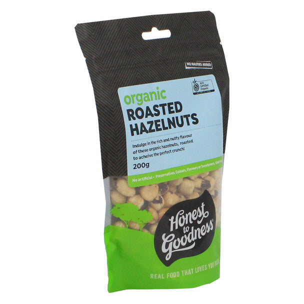 Organic Roasted Hazelnuts 200g