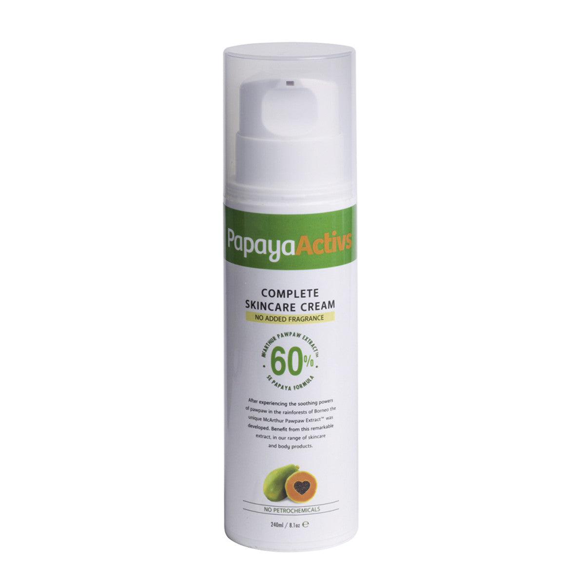 PAPAYAACTIVS Complete Skincare Crm Fragranc Free 240ml