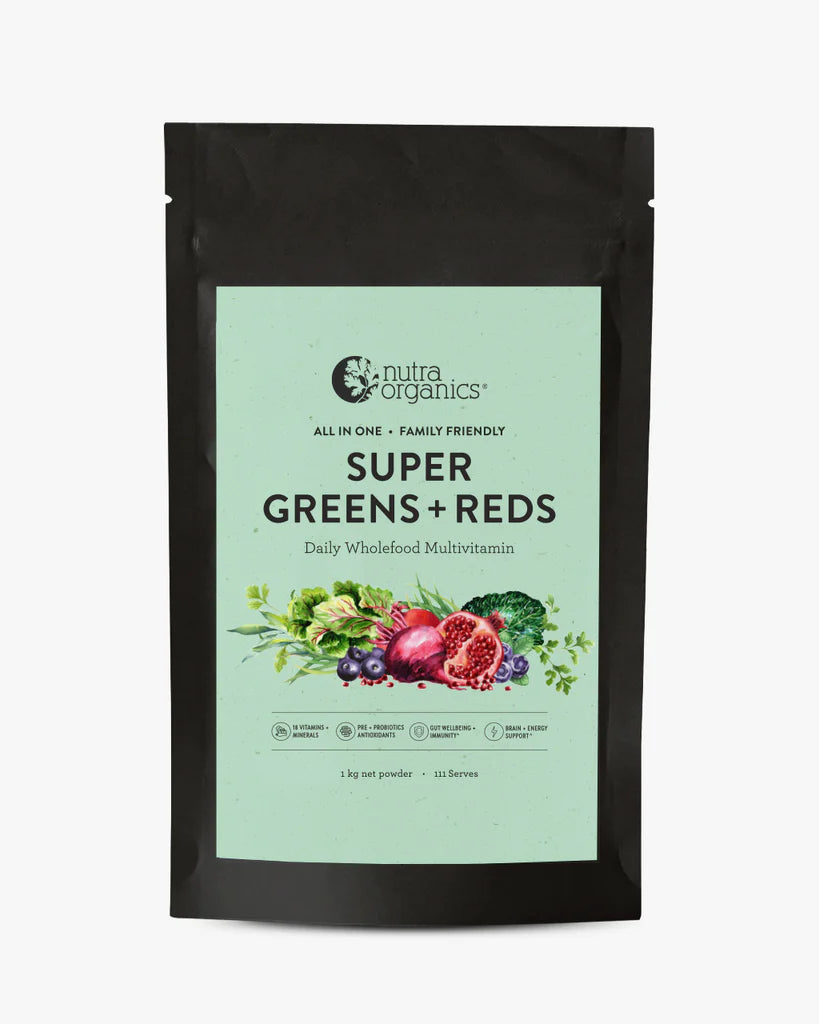Nutra Organics Super Greens + Reds