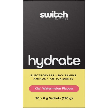 Hydrate Electrolytes No Added Sugar Kiwi Watermelon 20x6g