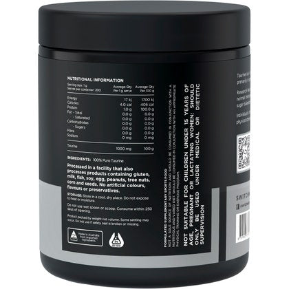 Taurine 100% Pure Taurine 200g