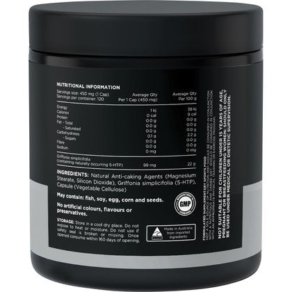 Griffonia Naturally Occuring 5-HTP 120 Caps