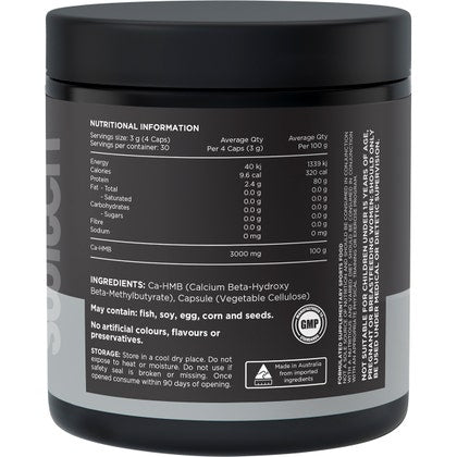 HMB Ca-Beta-Hydroxy Beta-Methylbutyrate 120 Caps