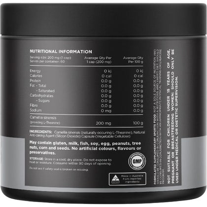 L-Theanine From Green Tea 60 Caps