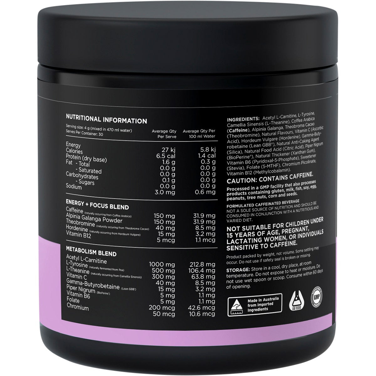 Thermal Thermogenic Energy Formula Strawberry Burst 120g