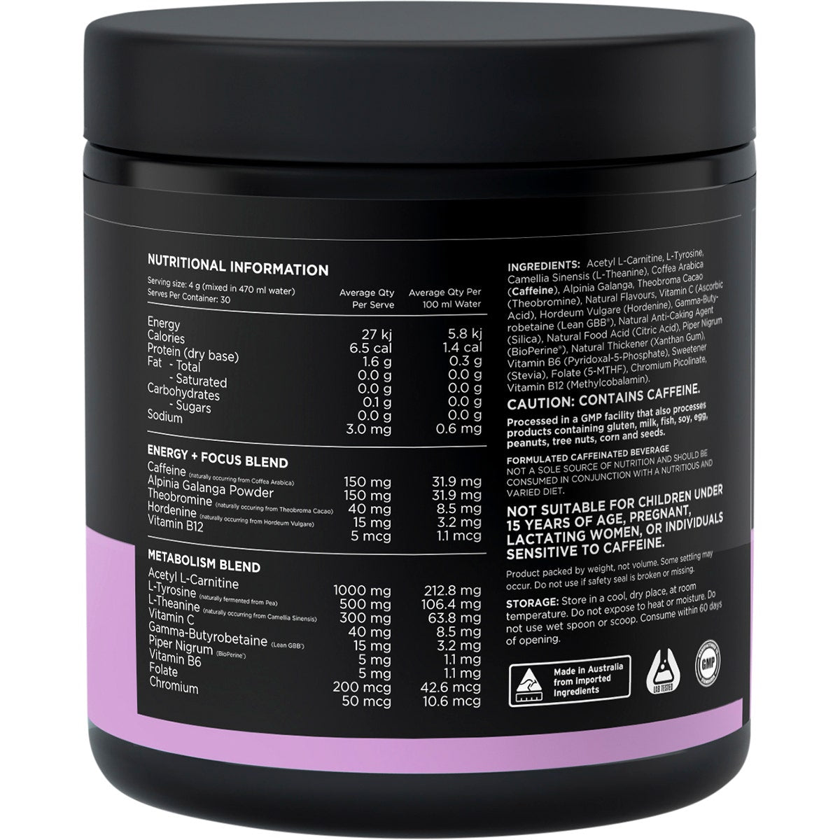 Thermal Thermogenic Energy Formula Mango Passionfruit 120g