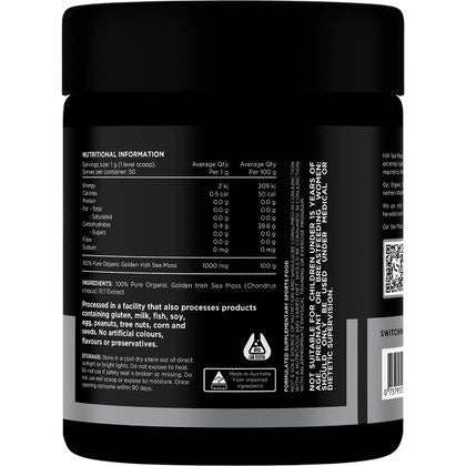 Sea Moss 100% Pure Golden Irish Sea Moss 50g