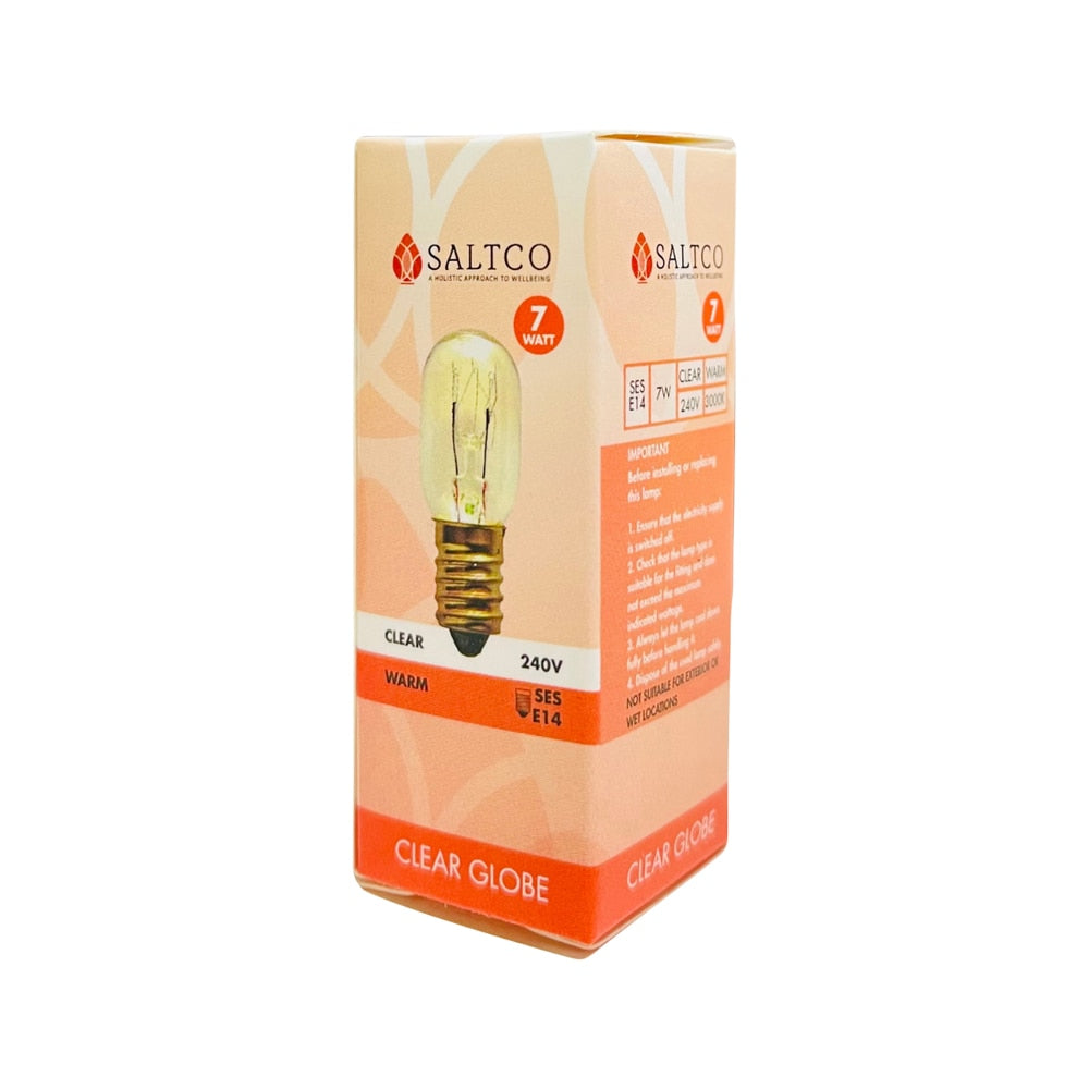 SaltCo Salt Crystal Lamp 240V 7W Light Globe
