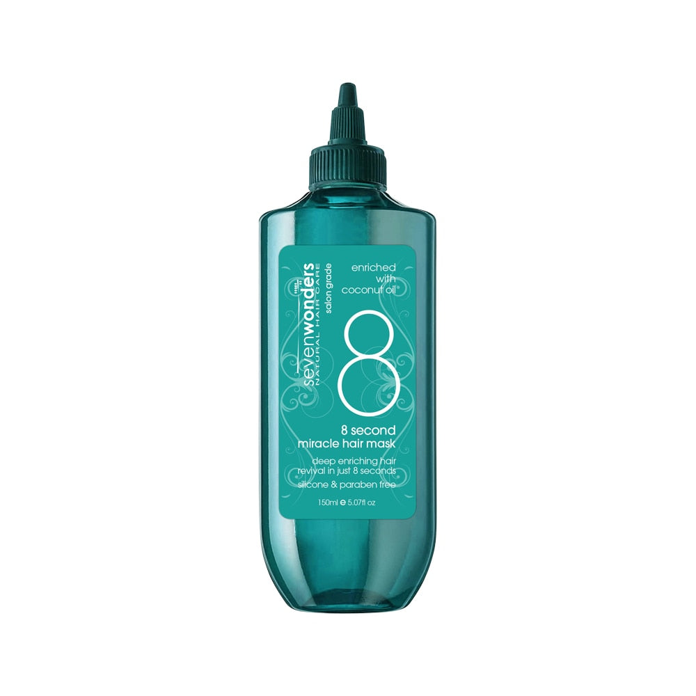 Seven Wonders Natural Hair Care 8 Second Miracle Hair Mask Enriched with Coconut Oil 150ml