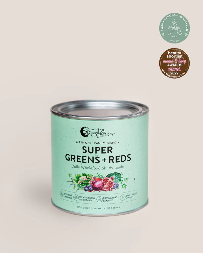 Nutra Organics Super Greens + Reds