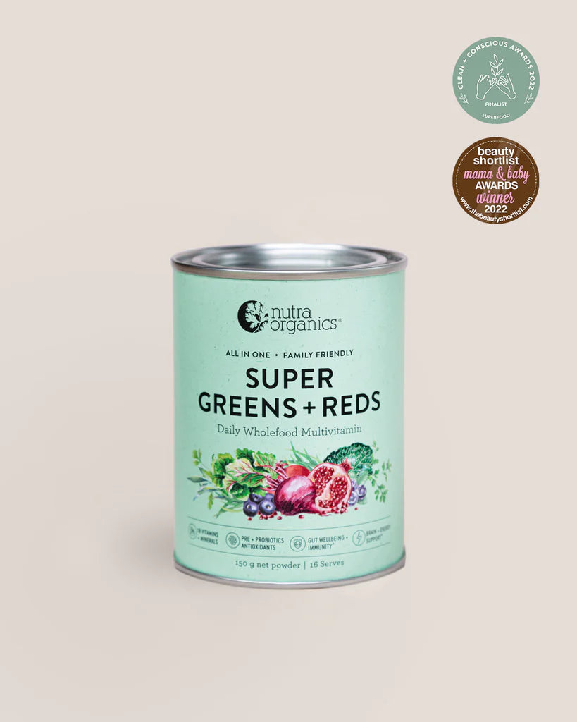 Nutra Organics Super Greens + Reds
