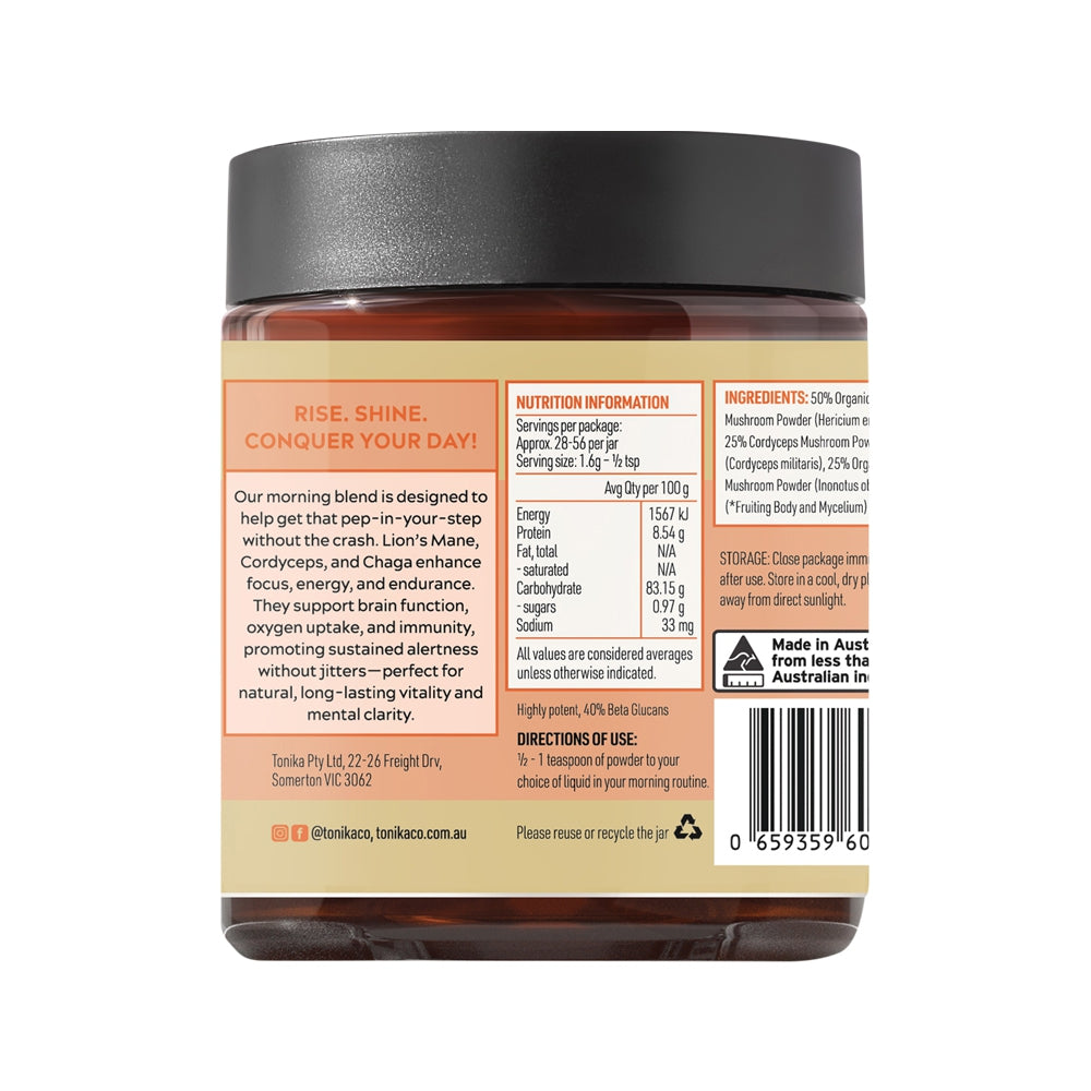 TONIKA WAKE ORGANIC ADAPTOGEN POWDER 90G