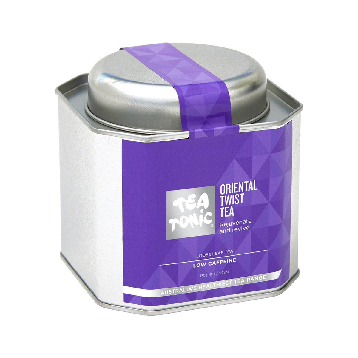 TEA TONIC Oriental Twist Tea Caddy Tin 170g