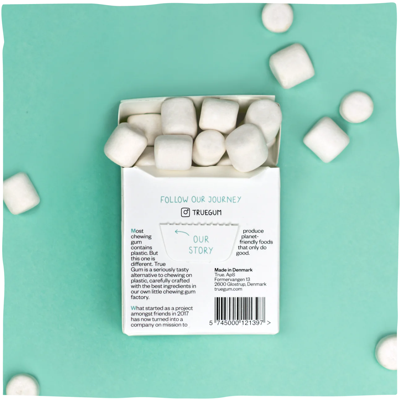 White Peppermint Gum 21g