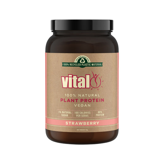 MARTIN & PLEASANCE VITAL Protein 100% Natural Plant Based (Pea Protein Isolate) Strawberry 1kg