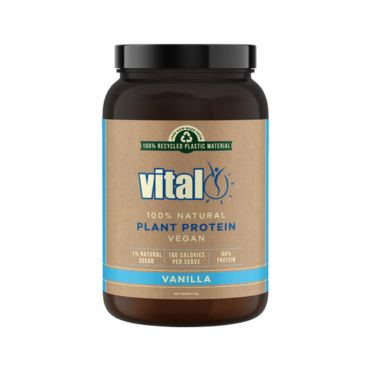 MARTIN & PLEASANCE VITAL Protein 100% Natural Plant Based (Pea Protein Isolate) Vanilla 1kg