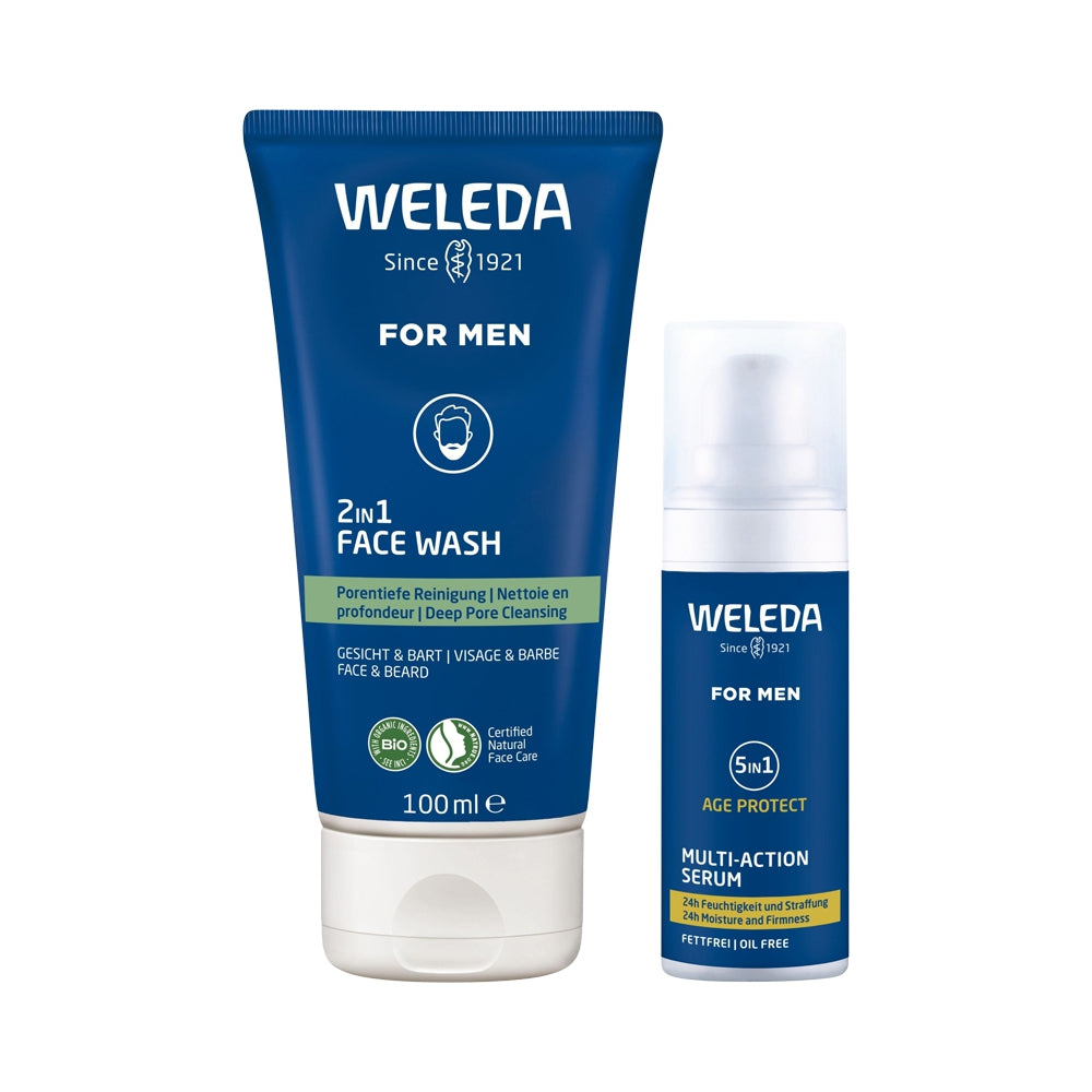 WELEDA FOR MEN FACE CARE ESSENTIALS GIFT PACK