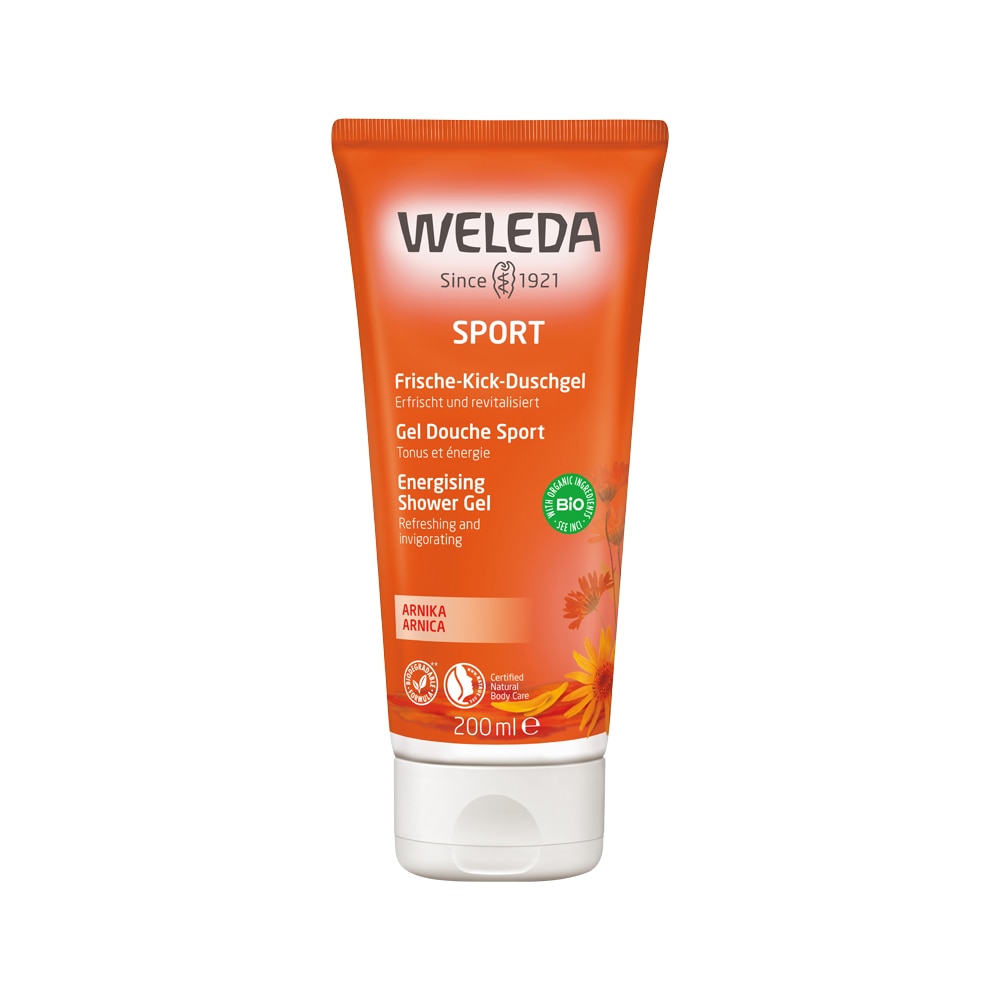 Weleda Sport Energising Shower Gel Arnica 200ml