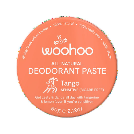 Woohoo Deodorant Paste Tango (Sensitive Bicarb Free) Tin 60g