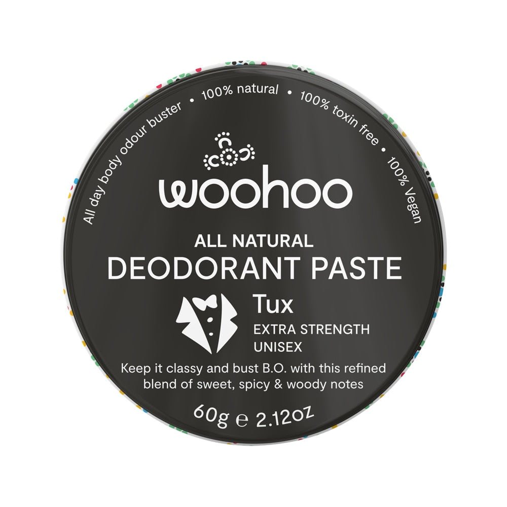 Woohoo Deodorant Paste Tux (Extra Strength) Tin 60g