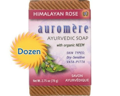 Neem Soap Ayurvedic Himalayan Rose 12x78g