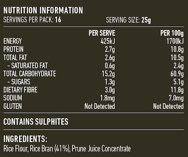 Rice Bran Cereal GF 400g