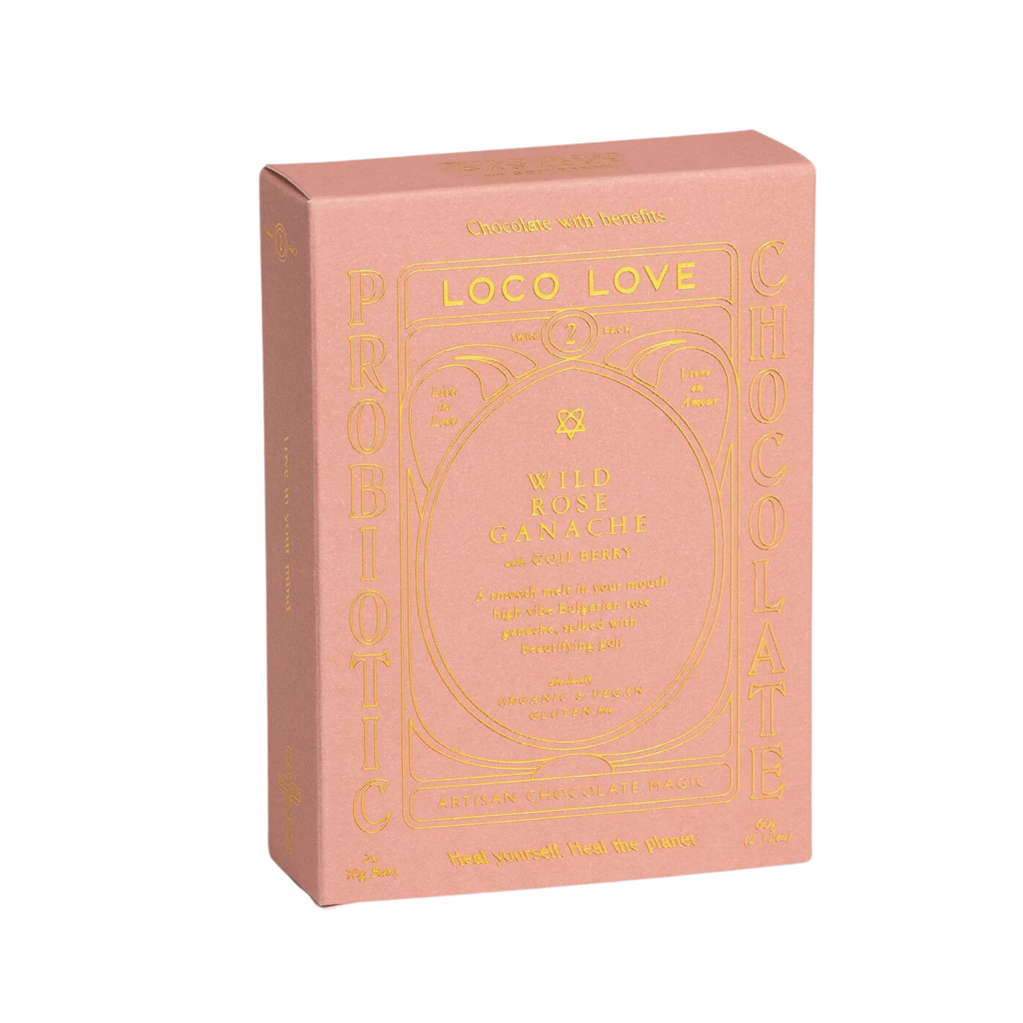 Twin Wild Rose Ganache with Goji