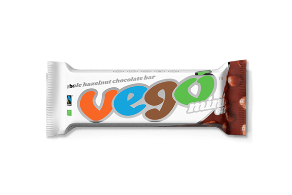 VEGO Whole Hazelnut Chocolate Bar Mini 20x65g