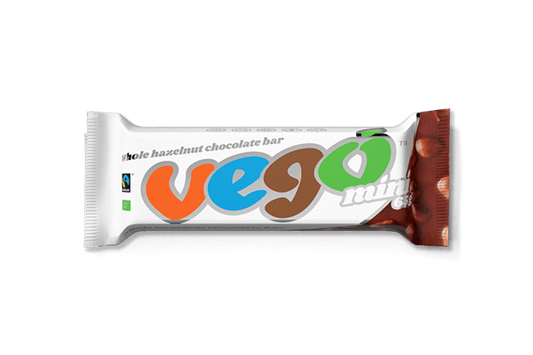 VEGO Whole Hazelnut Chocolate Bar Mini 30x65g
