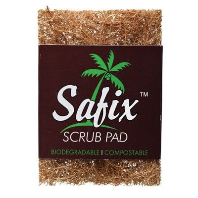 SAFIX Scrub Pad Small Biodegradable & Compostable 1piece