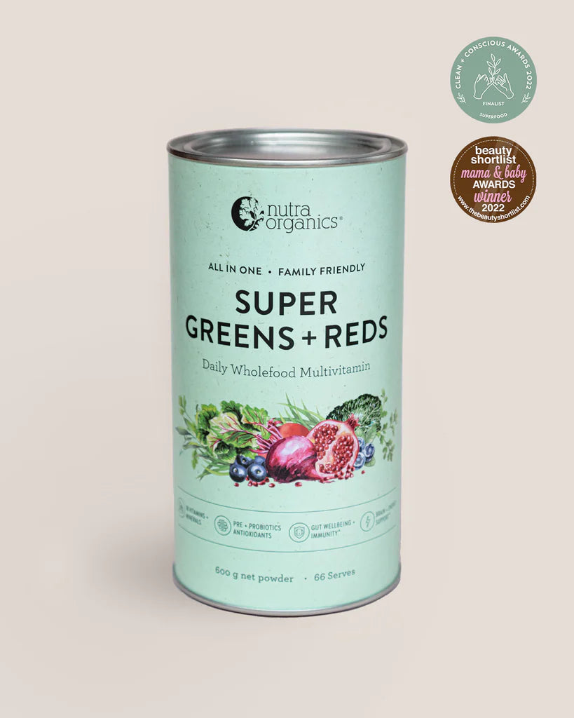 Nutra Organics Super Greens + Reds