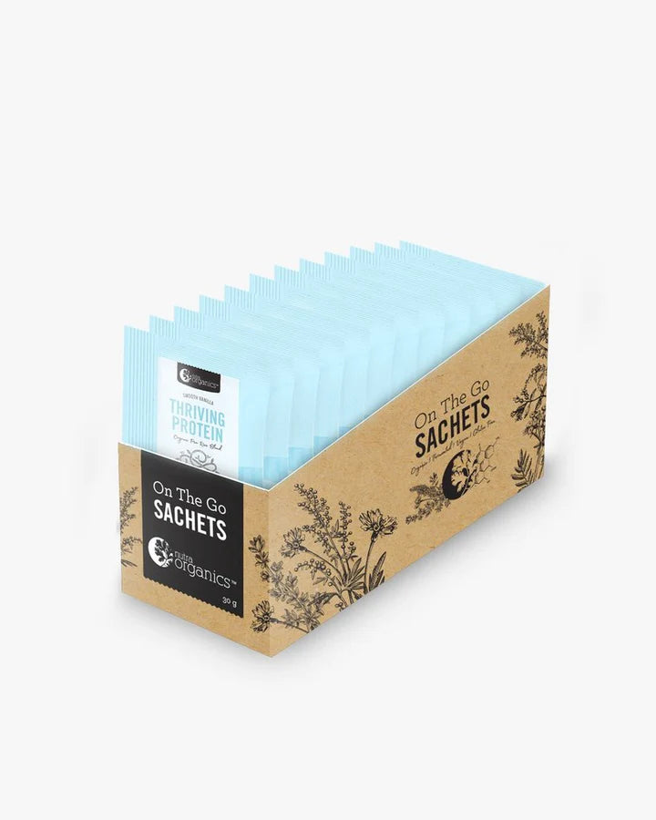 Nutra Organics Thriving Protein Smooth Vanilla SachBox 12x30g