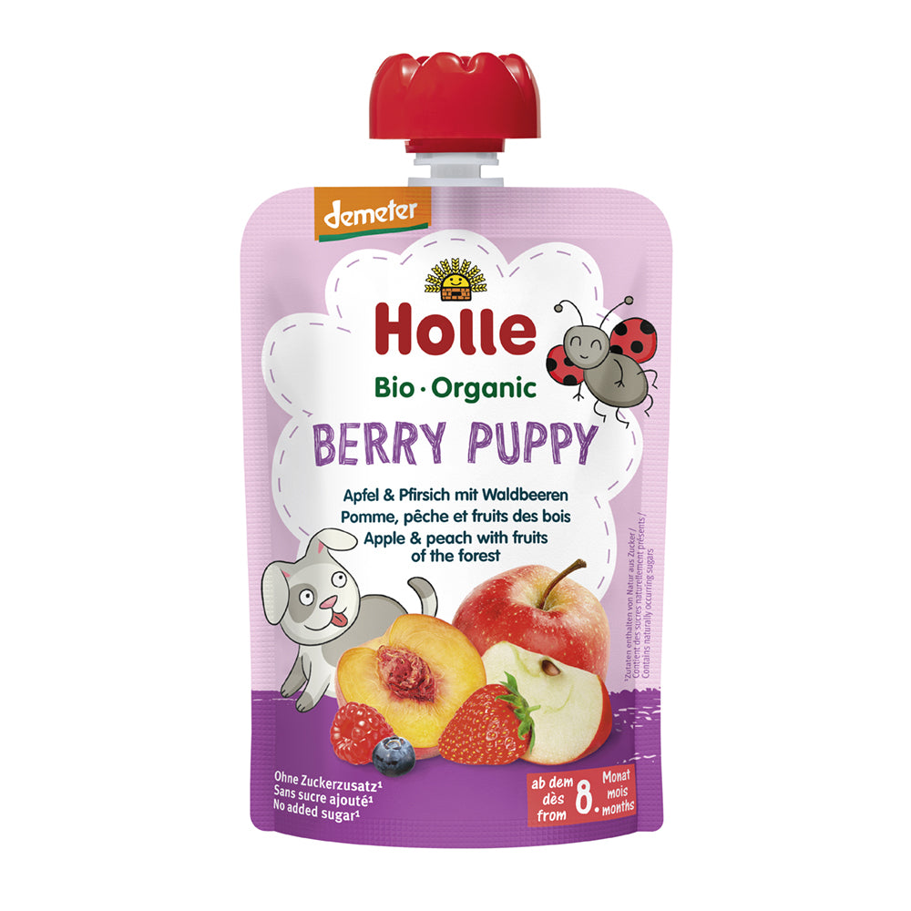 Holle Berry Puppy - Apple & Peach with Fruits of the Forest 100g