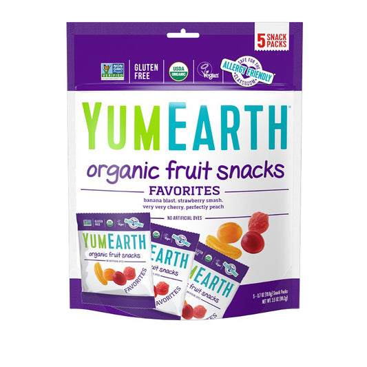 Organic Vegan Fruit Snack Packs 99g (5x20g)