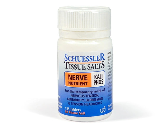Schuessler Tissue Salts Nerve Nutrient 125cap