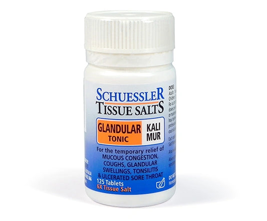 Schuessler Tissue Salts Glandular Tonic 125cap