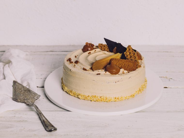 Vegan Biscoff Toffee Babycake 5 Inches