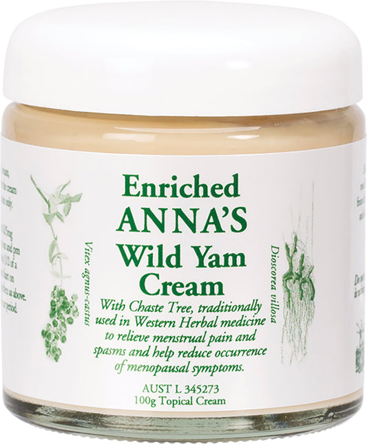 ANNA'S Wild Yam Cream (Her) - Menstrual & Menopausal Symptoms 100g