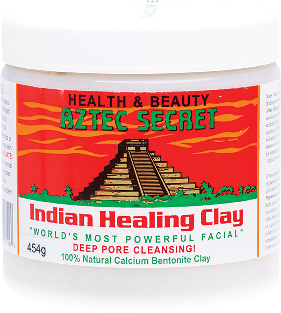 AZTEC SECRET 100% Natural Calcium Bentonite Clay - Facial Clay 454g