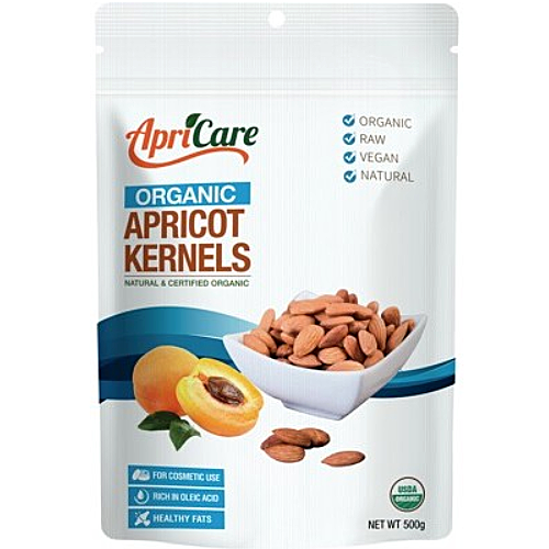 APRICARE Apricot Kernels - Organic Raw 500g